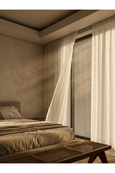 Süper Home LUCİ TÜL PERDE BEYAZ