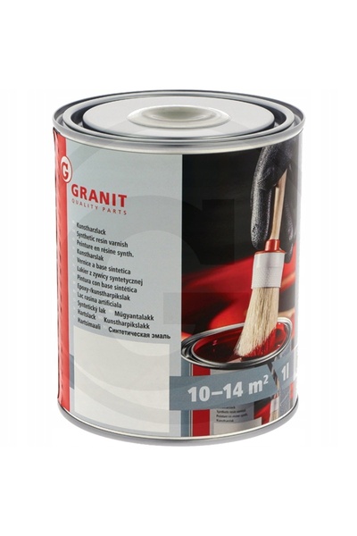 NO BRAND Vopsea lacată Schluter Gri, uscare rapidă, luciu intens, granit, 1L