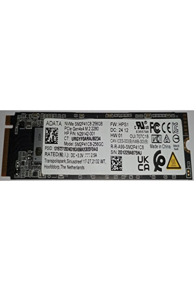Genel Markalar 256 gb m2 nvme pcle SSD (Solid State Drive) (kutusuz)