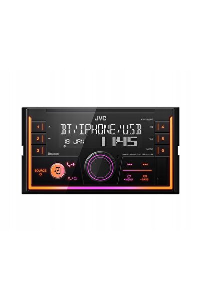NO BRAND Jvc kw-x850bt 2din aux usb mp3 bluetooth variocolor radio auto