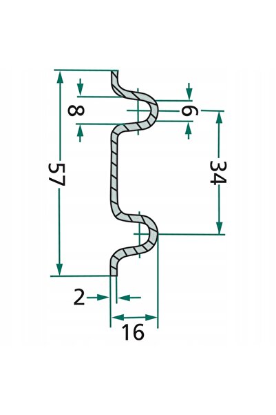 NO BRAND Pini de balama și Rulment de balama 270mm Zinc 22010020