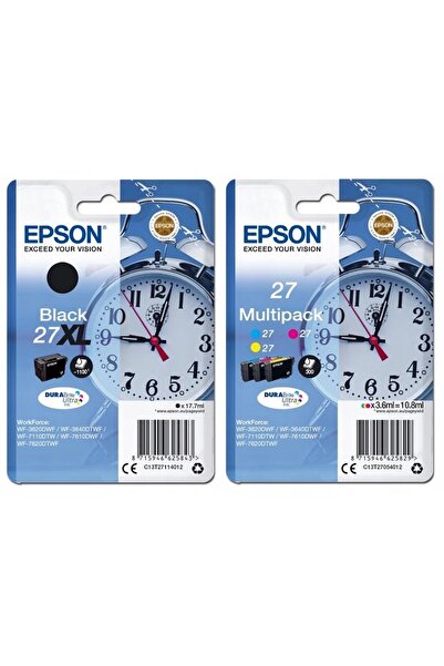 NO BRAND Epson 27XL Set de rezervoare Negru 27 Culori CMYK