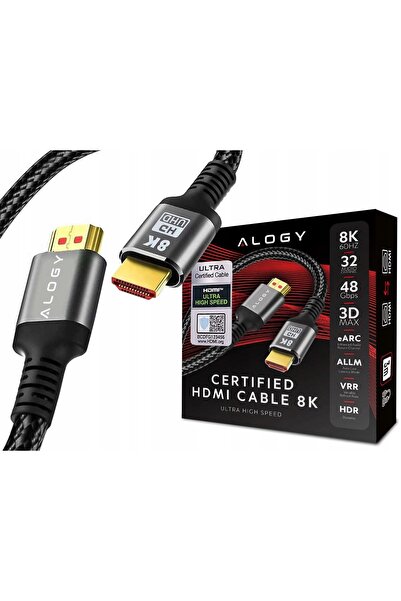 NO BRAND Cablu HDMI CERTIFICAT Kabel Alogy 8K HDMI - HDMI 3 m