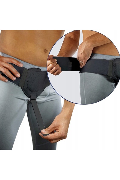 NO BRAND Centură medicală periariculară pentru tendonul lui Ahile 75-92cm Negru