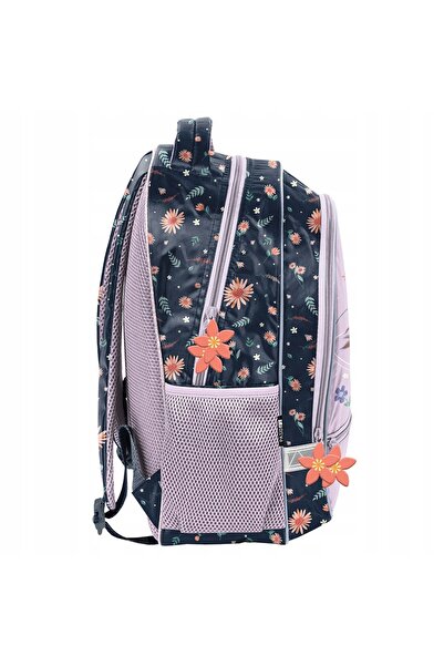 NO BRAND Rucsac școlar cu multiple compartimente Frozen Land Paso Roz, Multic...