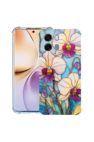 bestcase ®   Противоударен калъф Husa за Realme 16 Pro Plus, Флорален - Орхид...