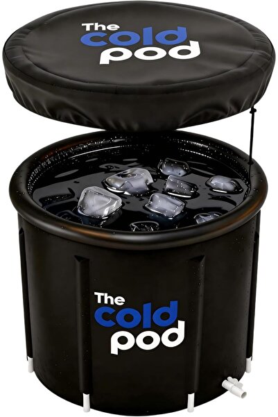The Cold Pod Ice Bath Outdoor Large with Cover: 90cm Sports Ice Bath Tub Outd...