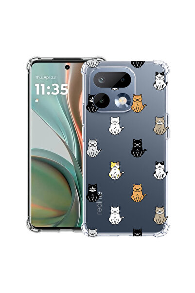 bestcase ®   Husă Antișoc pentru Realme 16 Pro 5G, Model Pisică, 3143991 AS 1027