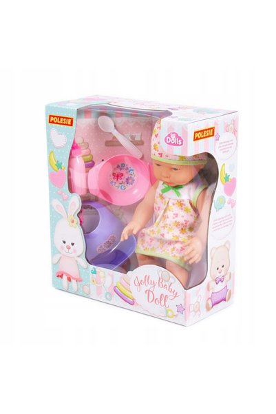 Polesie Păpuși bebeluș pentru hrănire cu accesorii 35 cm