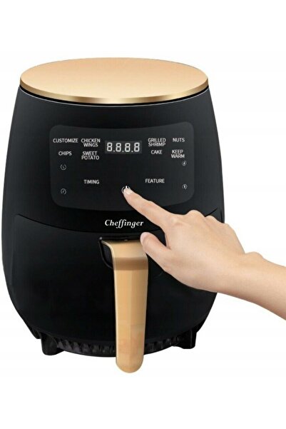 NO BRAND Cheffinger 1400W 4.5L Friteuză cu aer cald