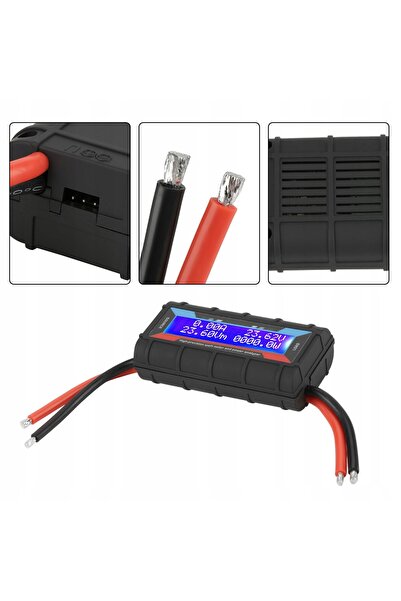 NO BRAND Contor de energie Wattmetru Ampermetru Wattmetru 4.8V - 60V 150A