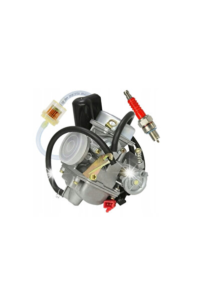 NO BRAND Carburator pentru Bashan Fuxin 4t Gy6 150cc 180 200cc ATV Quad + Bujie
