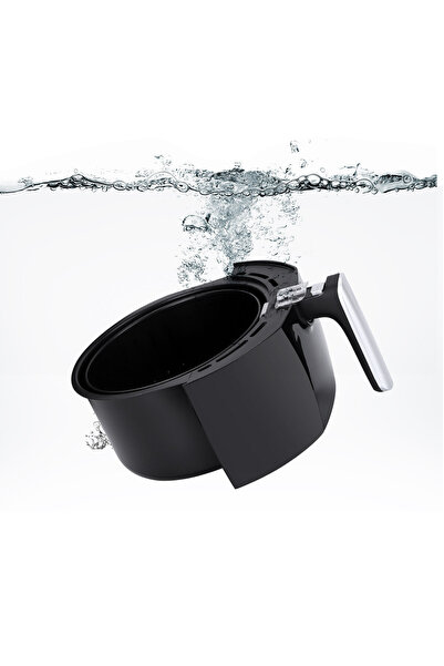 NO BRAND Friteuză cu aer cald Aigostar 3.5l moc 1500w negru argintiu