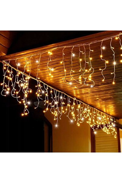 NO BRAND Sople 300 Lumini LED tip perdea de exterior IP44 Alb cald + Alb rece...