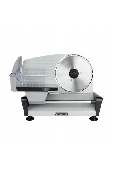 NO BRAND Mesko Slicer Aparat de feliat pentru brânză, șuncă, pâine 4704 Argin...