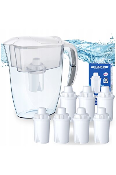 Aquaphor Morion Cană filtrantă Aquaphor Real 2,9L Albă, 7 Cartușe filtrante B15