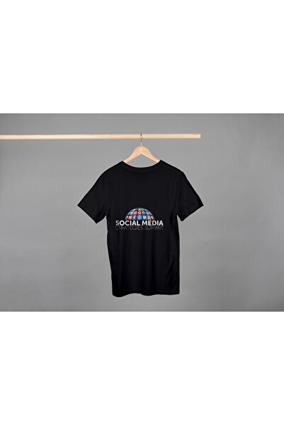 Noname Tricou Unisex Bumbac Premium Casual " Social media 3 " Inscriptie