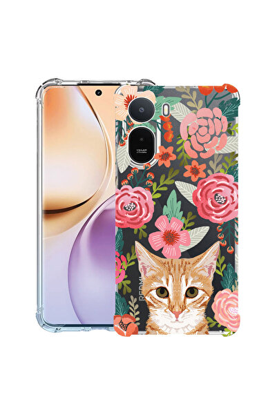 bestcase ®   Husă Antișoc pentru Xiaomi Redmi A7 Pro, Pisică și Flori, 314572...