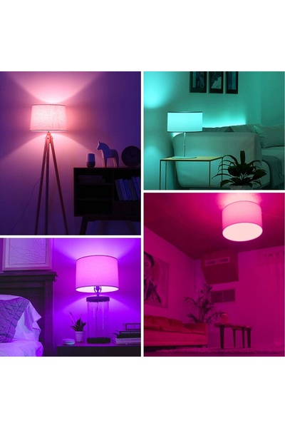 NO BRAND Bec inteligent Anwio E14 LED WiFi Tuya iOS Android RGB 5W, pachet de 2
