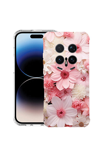 bestcase ®   Αντικραδασμική Θήκη Husa για Honor Magic 8 Pro, Ροζ και Λευκή Μα...