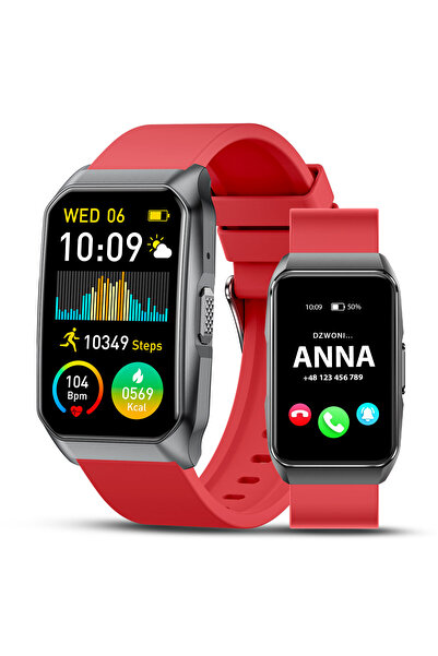 JG Smart Meniu bandă smartwatch PL - Apeluri, Notificări, Sănătate, Sport, Br...