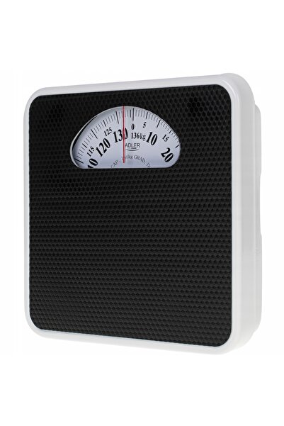 adler Cântar de baie mecanic tradițional, până la 136 kg, precizie 1 kg