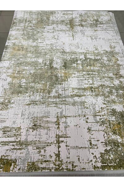 Eko Halı Quadro QR08 Cream Green Akrilik Sık Dokuma Premium Halı 160 x 230