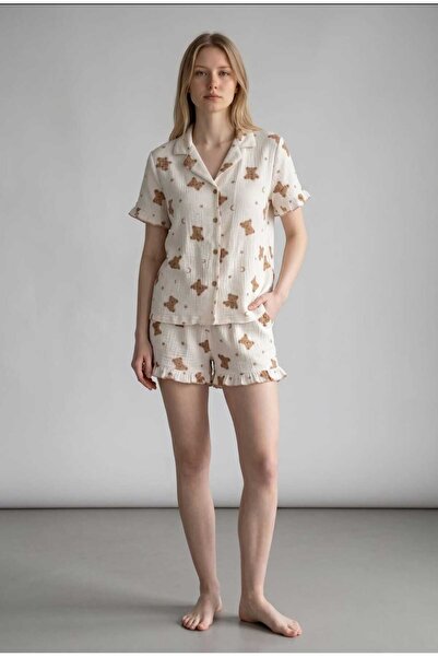 WOMEN'S WORLD FANTASY Short Sleeved Nightwear and Pajama Set