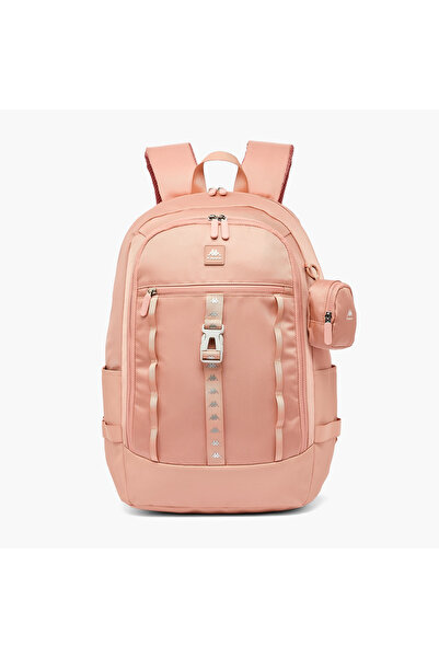 Kappa Solid Backpack for Kids 8-13 Years with Coin Pouch