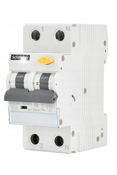 SCHELINGER Rcbo 2P B 25A 30Ma Tip Ac A08-Gvl-Ac-B25