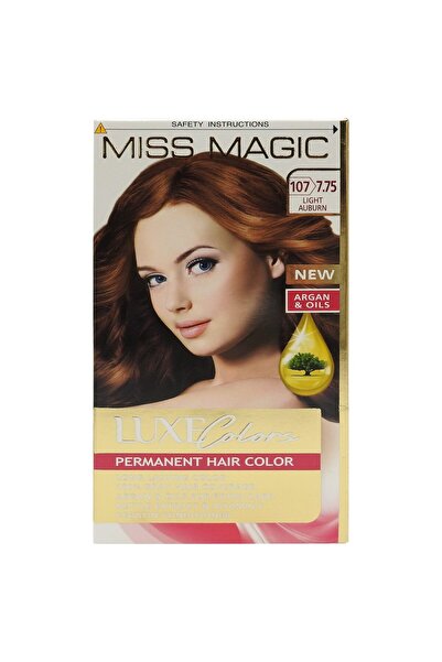 Miss Magic Vopsea pentru Par, Miss Magic, nr. 107 7.75 Castaniu Deschis