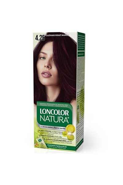 Generic Brand Βαφή Μαλλιών, Loncolor Natura, 4/25 Καφέ Μωβ Μαόνι