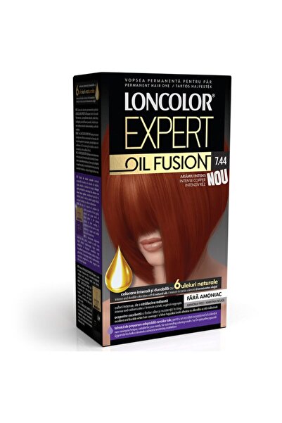 Loncolor Expert Vopsea pentru Par, Oil Fusion, 7.44 Aramiu Intens