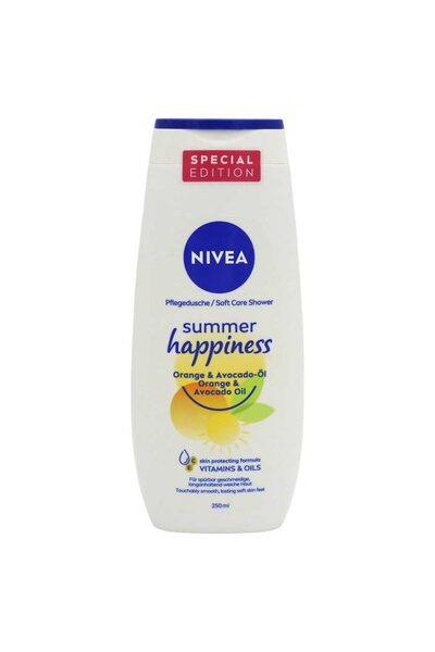 NIVEA Shower Gel, Nivea, 250 ml Summer Happiness Orange Avocado Oil