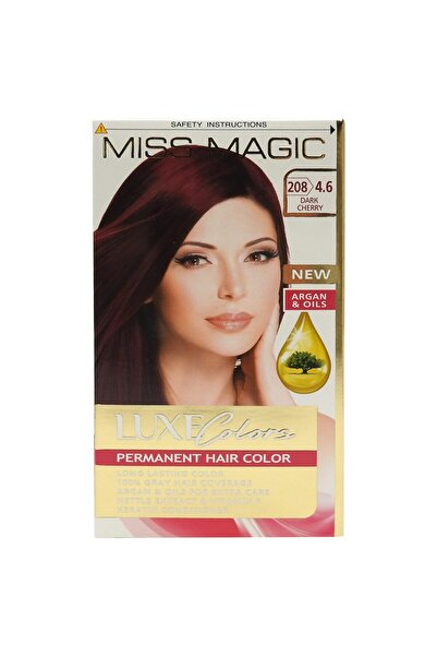 Miss Magic Vopsea pentru Par, Miss Magic, nr. 208 4.6 Dark Cherry