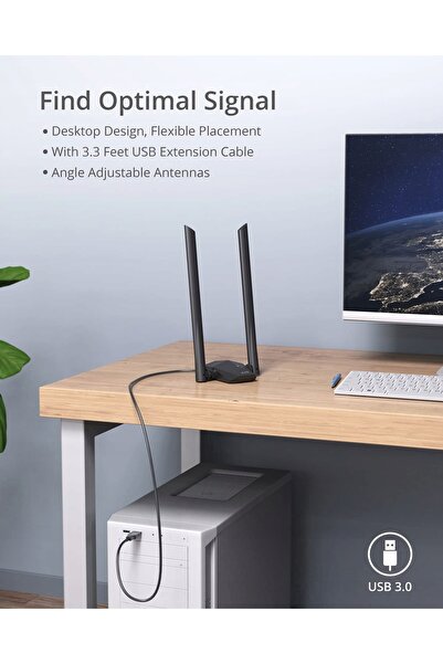 NO BRAND Router Brostrend ax1800 dual band 2.4 ghz cu amplificator de semnal
