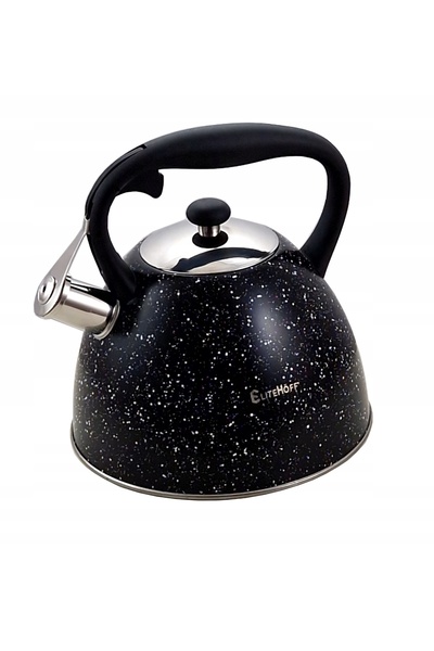 NO BRAND Fierbător tradițional cu fluier, 2.5l, pentru inducție și gaz, din o...