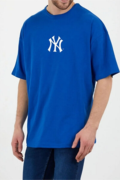 H&GHAMLEGİYİM Ανδρικό μπλουζάκι New York Printed Oversize