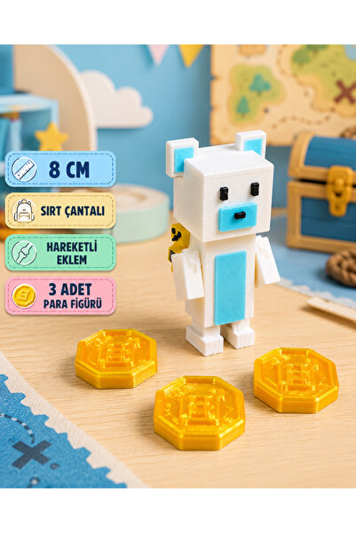 VRDCHLOE Super Bear Adventure Oynar Eklemli Tekli Figür Seti Bareen,Tilki ve ...