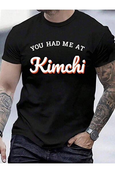 799 100% Cotton You Had Me At Kimchi Korean Foodie T-Shirt Men's Women's Vint...