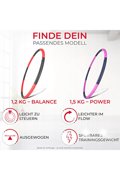 NO BRAND Hula hop pentru fitness, antrenament, cu inel reglabil, 1-1.2 kg