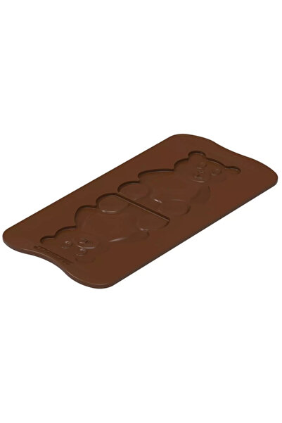 silikomart Silicone Mold for Chocolate and Pralines Choco Bear, Little Bear, ...