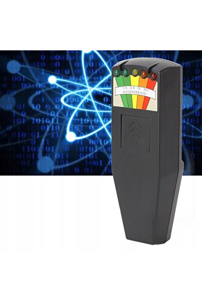 NO BRAND Detector 5 LED-uri, contor EMF, detector de câmp magnetic și de fantome