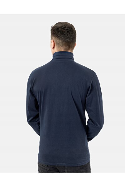 NO BRAND Pulover subțire elegant de golf pentru bărbați Arek R L Albastru marin