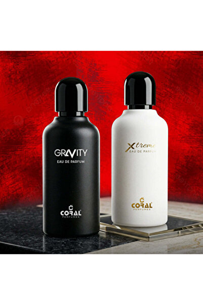 CORAL PERFUMES Coral Perfume Gravity & Xtreme For Unisex EDP Set – 2×100ml
