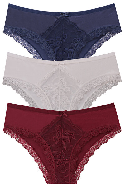 papatya lingerie ملابس داخلية قطنية بتصميم هيبستر مع جيرسي لامع من الأمام ودا...