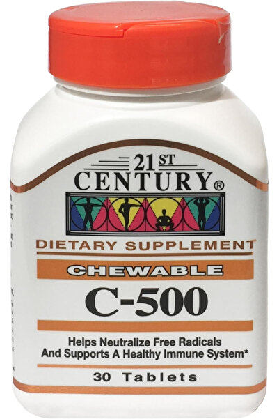 21st Century Chewable C-500 30 Tablets