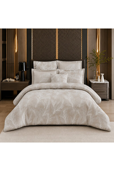 ShinyFlower Luxury Jacquard 7-Piece Comforter Set | 220×240cm Comforter | 400...