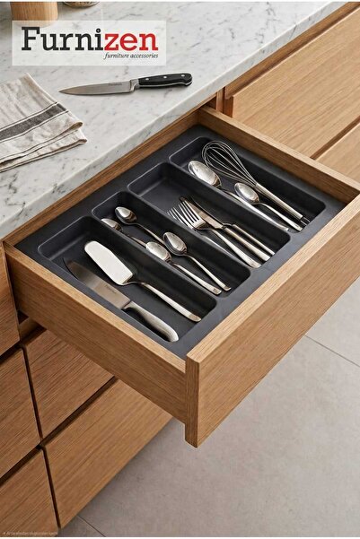 Furnizen 55x49 cm Çekmece İçi Kepçelik Organizer ( 50*40 Cm'e Kadar Kesilebil...