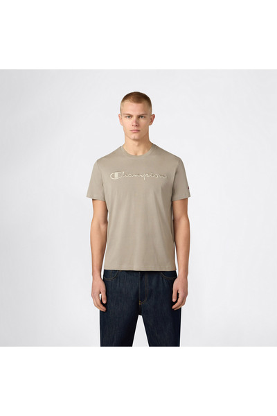 Champion Ss Regular Fit Men's Gray T-Shirt